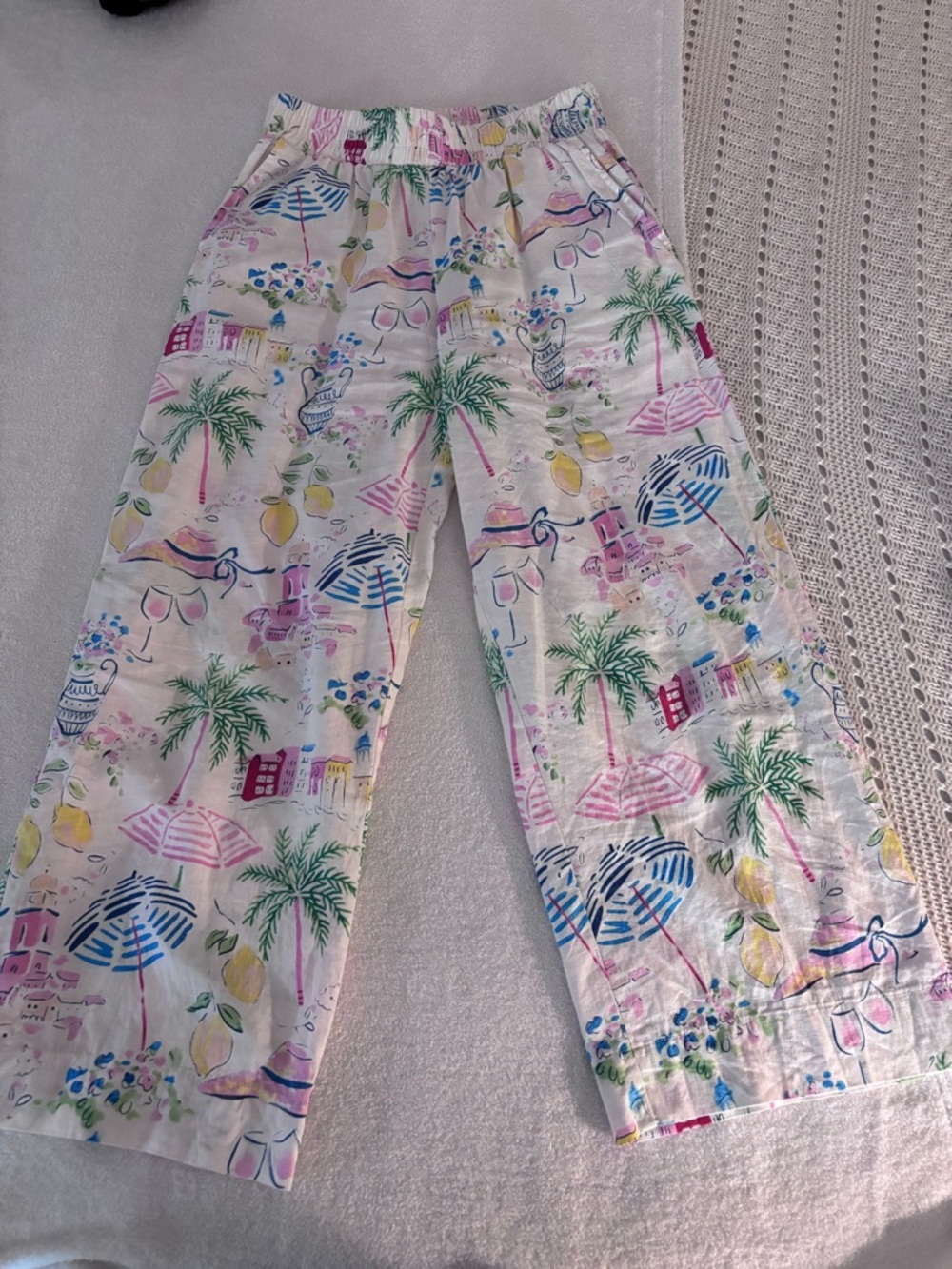 Calypso St. Barth Linen Blend Pants